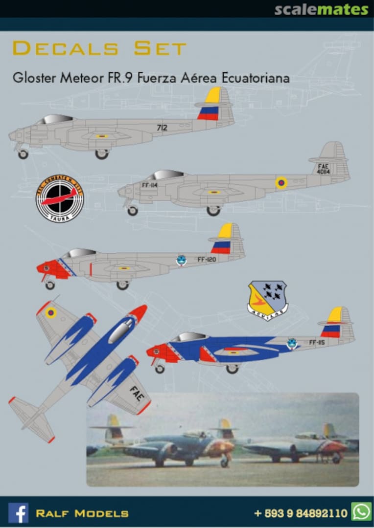 Boxart Gloster Meteor FR.9 RM 015 Ralf Models