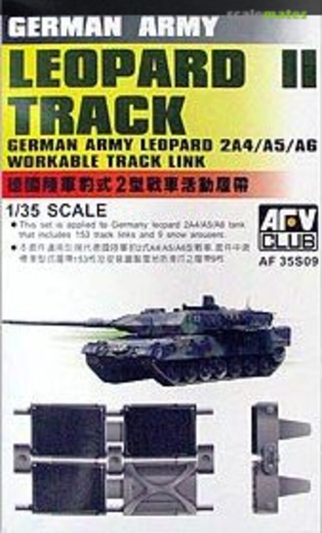 Boxart Leopard II Track AF35S09 AFV Club