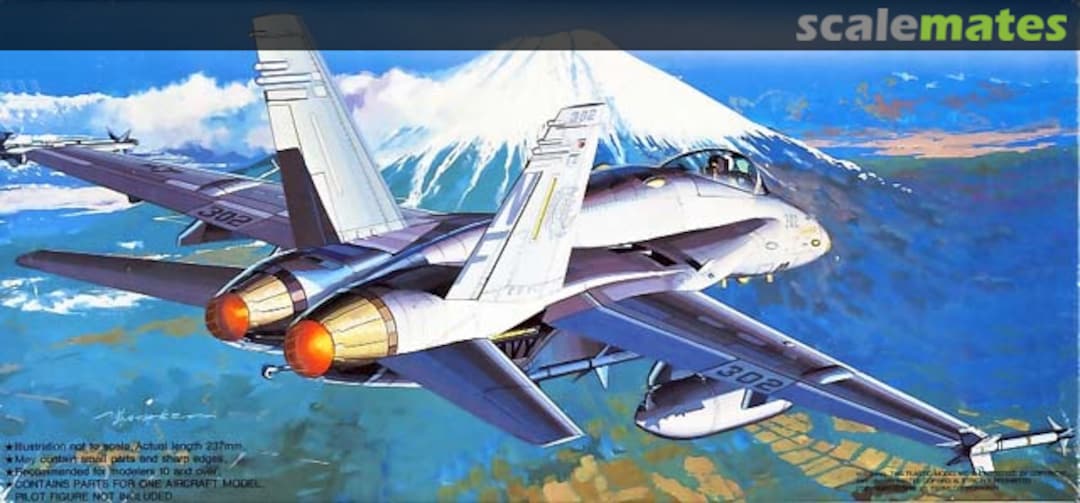 Boxart F/A-18C Hornet 72026 Fujimi