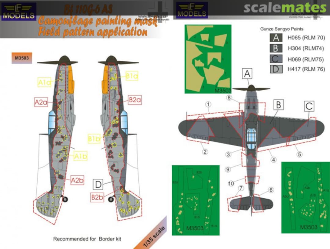 Boxart Bf 109G-6 AS M3503 LF Models