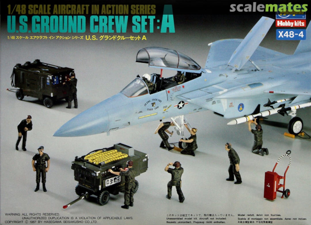 Boxart US Ground Crew Set A 36004-1200 Hasegawa