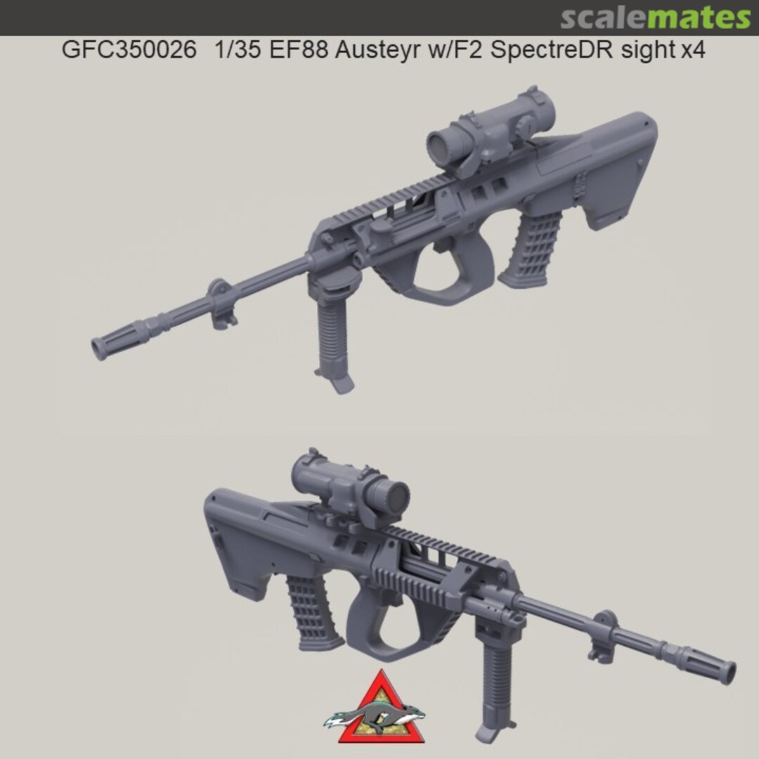 Boxart EF88 Austeyr w/F2 SpectreDR sight GFC350026 Grey Fox Concepts