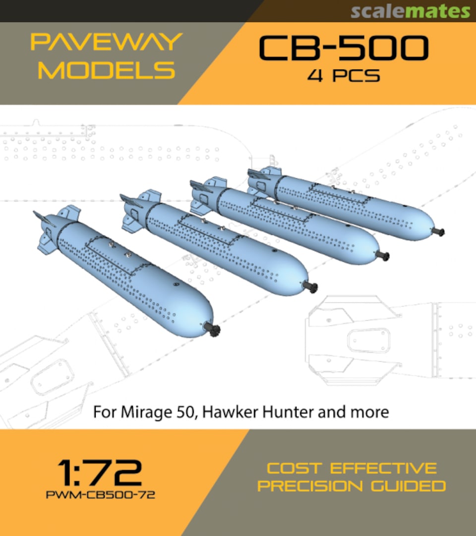 Boxart CB-500 PWM-CB500-72 Paveway Models