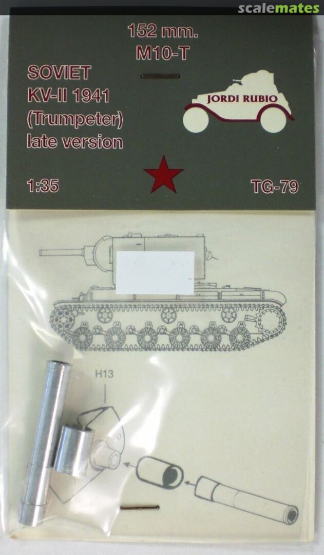 Boxart Soviet KV-11 1941 late version TG-79 Jordi Rubio