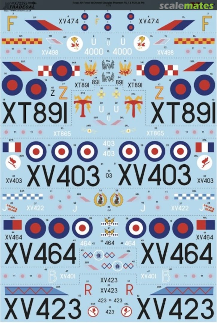 Boxart McDonnell-Douglas Phantom FG.1/FGR.2 Phantom X72295 Xtradecal