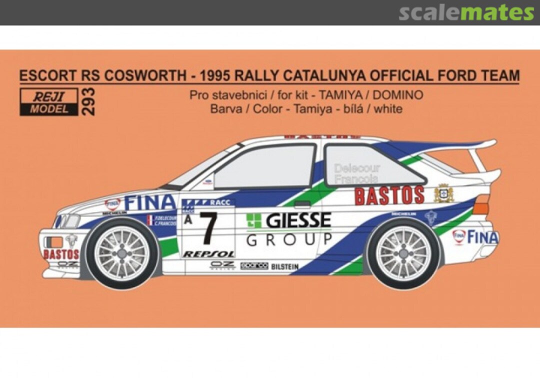 Boxart Ford Escort RS Cosworth [M511 WJN] "GIESSE" 293 REJI Model