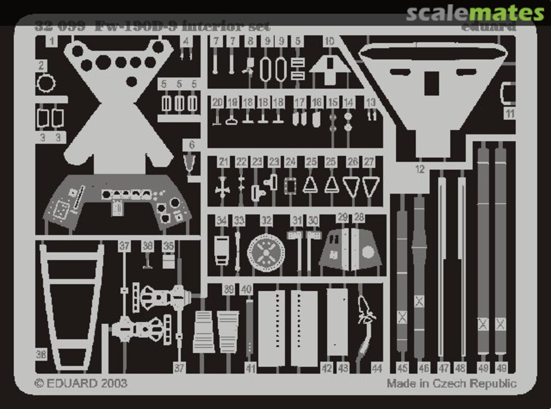 Boxart Fw-190D-9 interior set 32099 Eduard