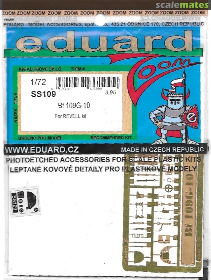 Boxart Bf 109G-10 SS109 Eduard