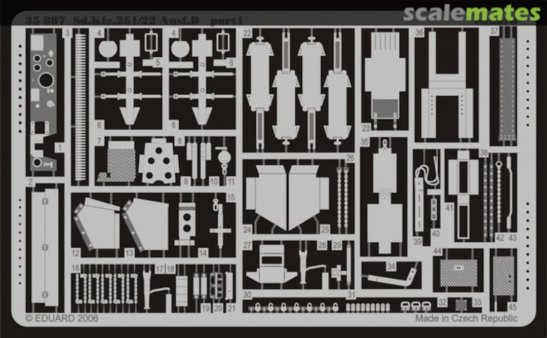 Boxart Sd.Kfz.251/22 Ausf.D 35887 Eduard