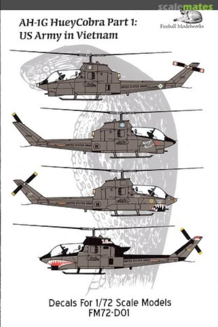 Boxart Bell AH-1G Cobra Pt.1 FM72-D01 Fireball Modelworks