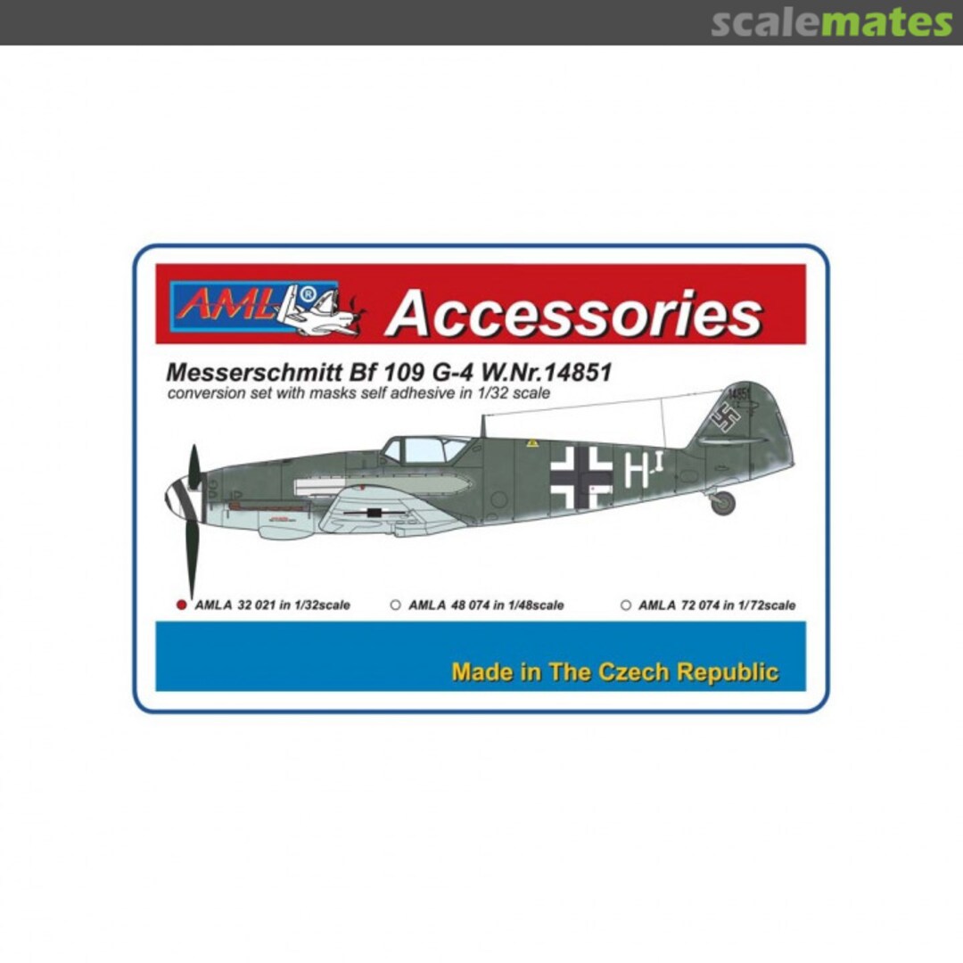 Boxart MESSERSCHMITT BF 109 G-4 W.NR14851 AMLA 32 021 AML