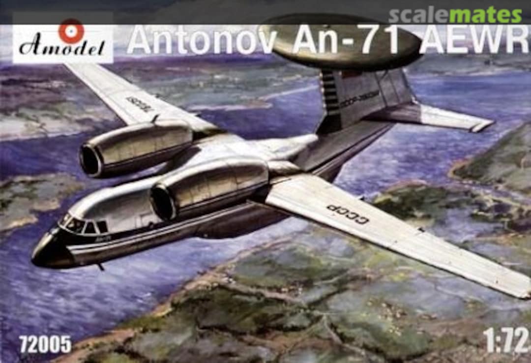 Boxart Antonov An-71 AEWR 72005 Amodel