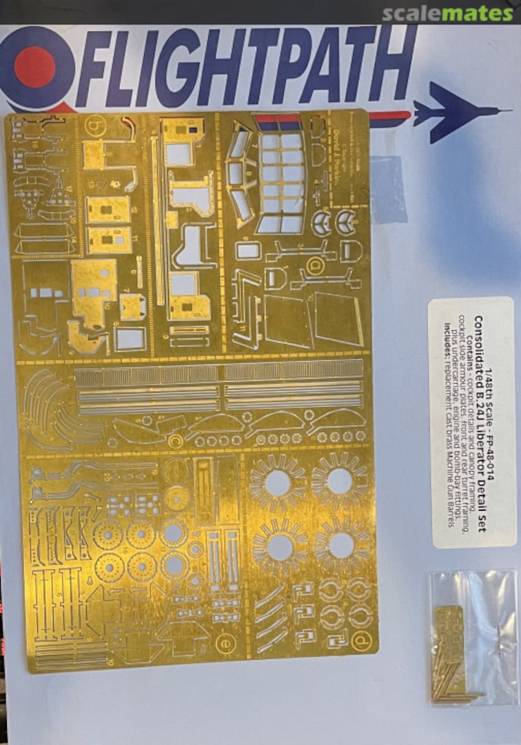 Boxart Consolidated B-24J Liberator Detail Set FP-48-014 Flightpath