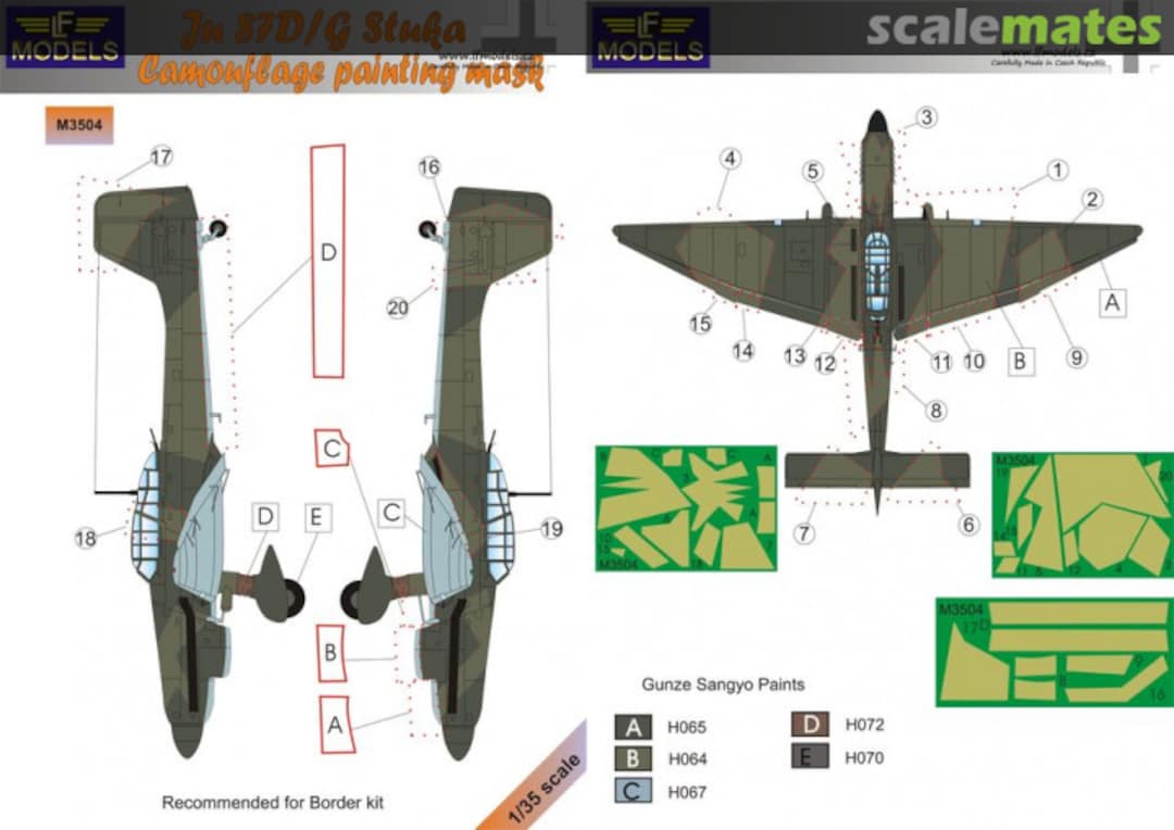 Boxart Ju 87D/G Stuka M3504 LF Models