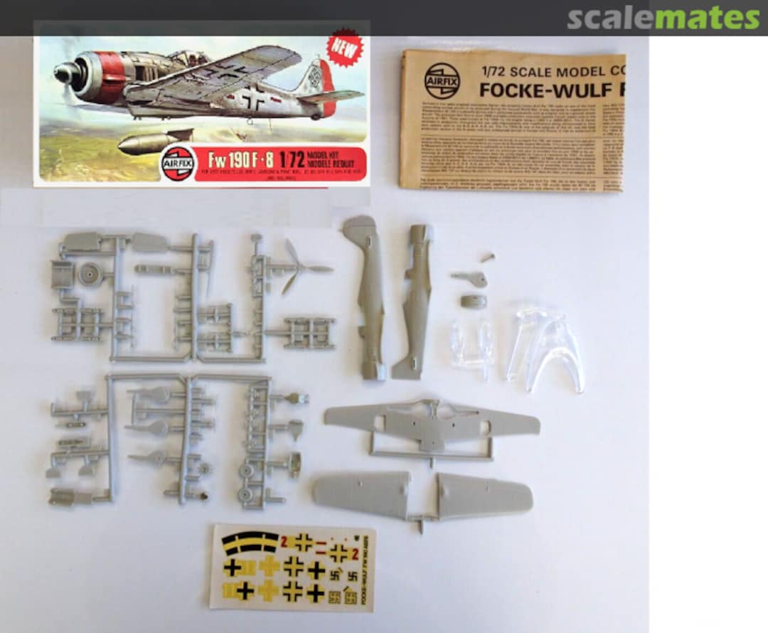 Contents Fw 190 F - 8 02063-7 Airfix