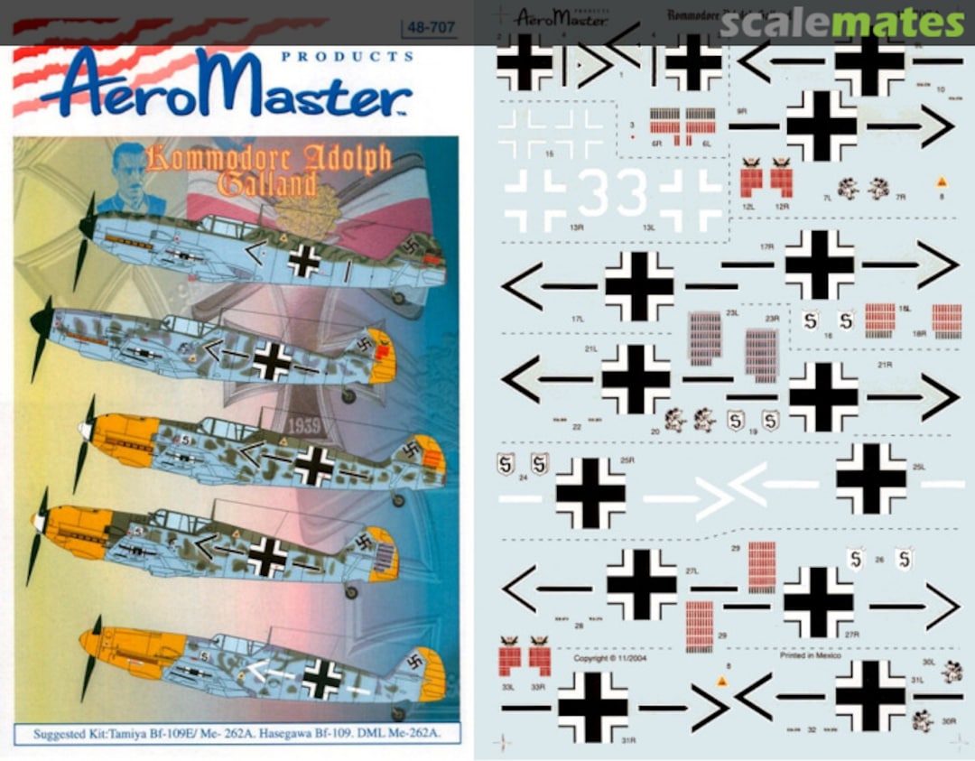 Boxart Kommodore Adolph Galland 48-707 AeroMaster