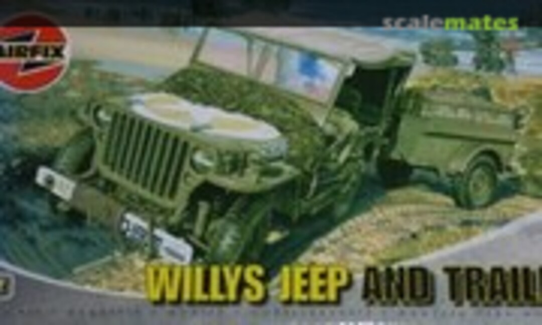 1:72 Willys Jeep and Trailer (Airfix 01322)