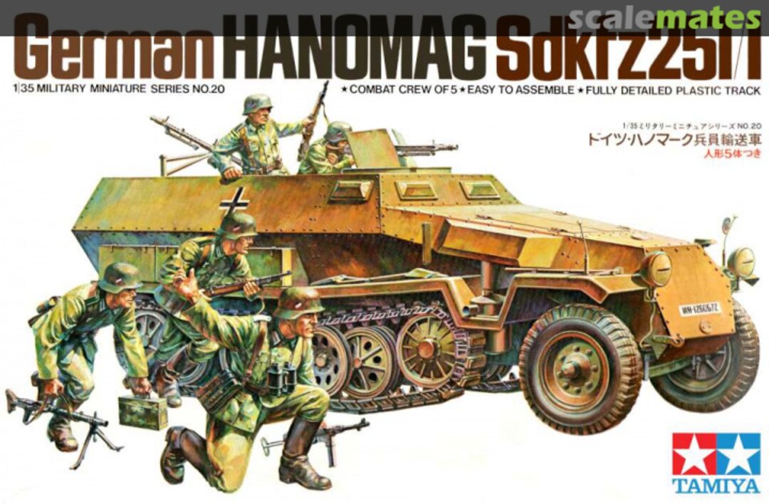 Boxart Hanomag Sd.Kfz. 251/1 Ausf. C - Rivetted Version MM120 Tamiya