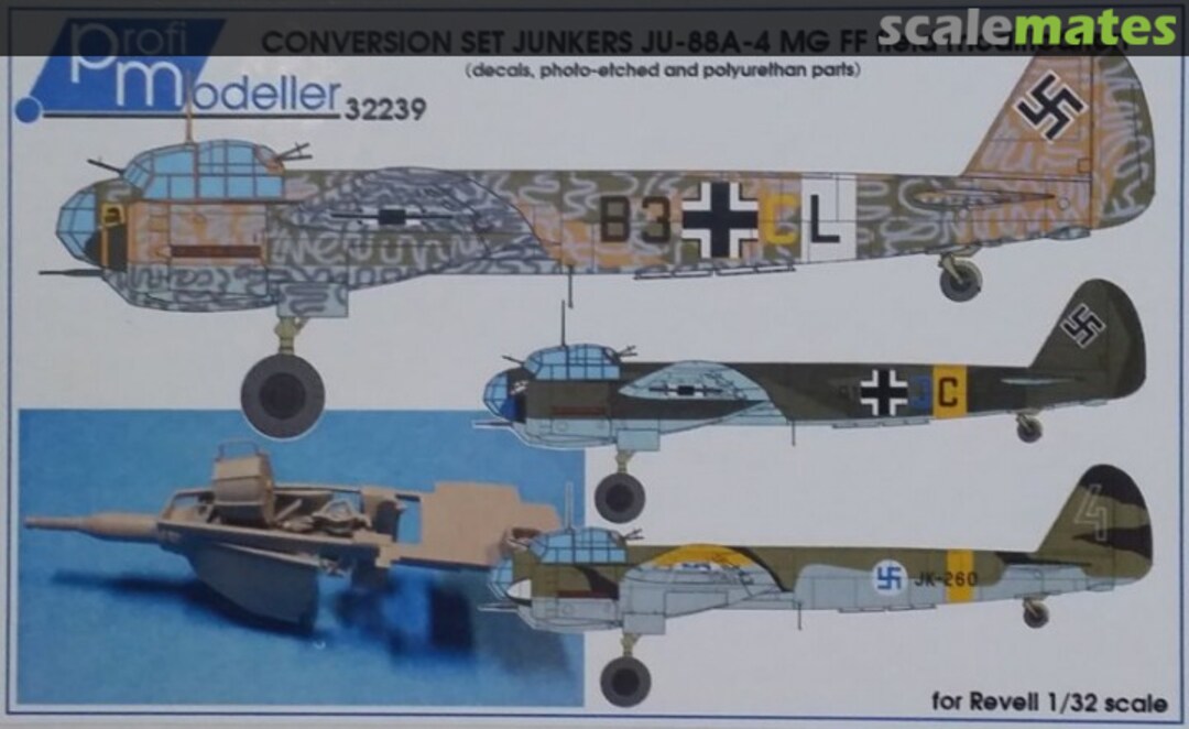 Boxart Junkers Ju-88A-4 MG FF field modification 32239 Profimodeller