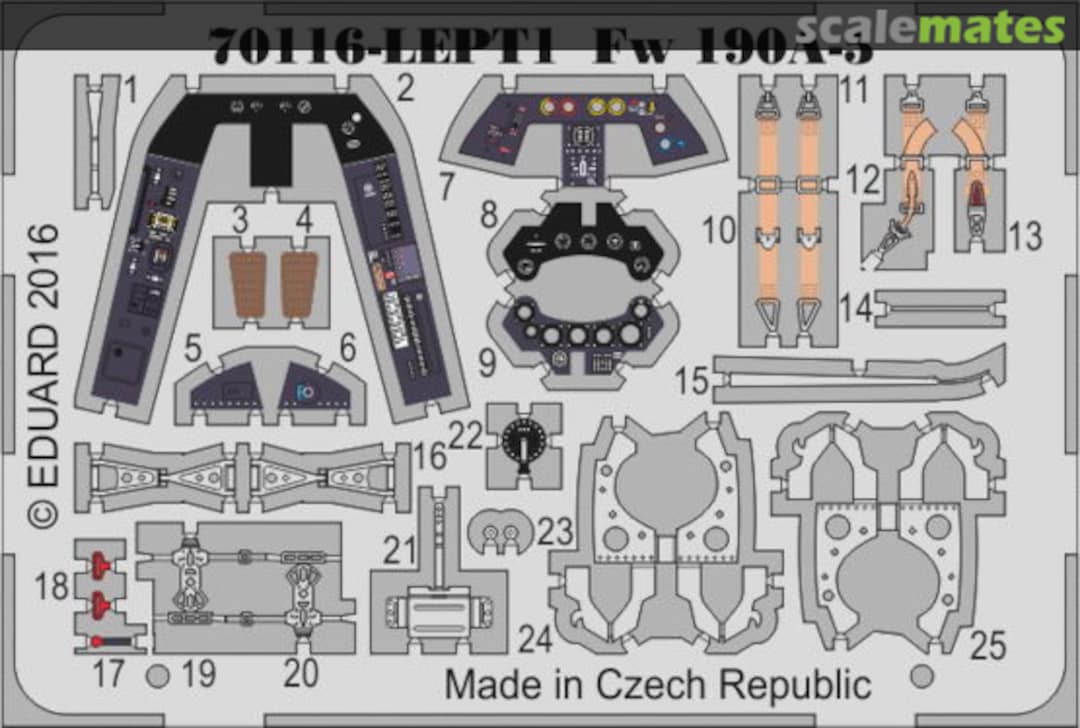 Boxart Fw 190A-5 PE-Set 70116-LEPT1 Eduard