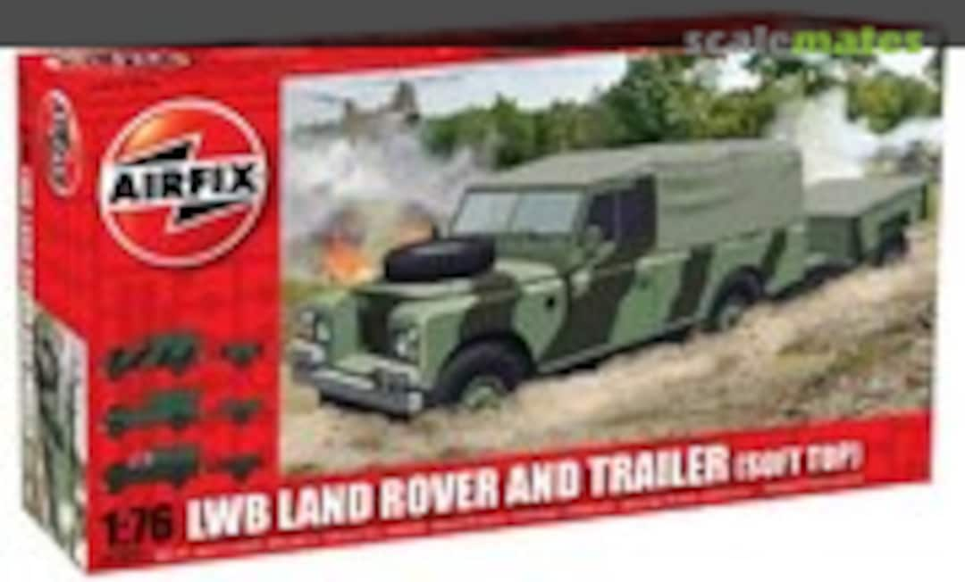 1:76 Land Rover and Trailer (Airfix A02322)