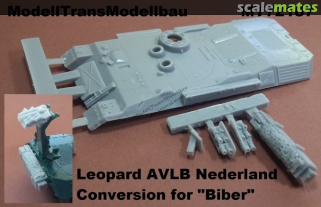 Boxart Leopard AVLB Nederland MT72187 Modell Trans Modellbau