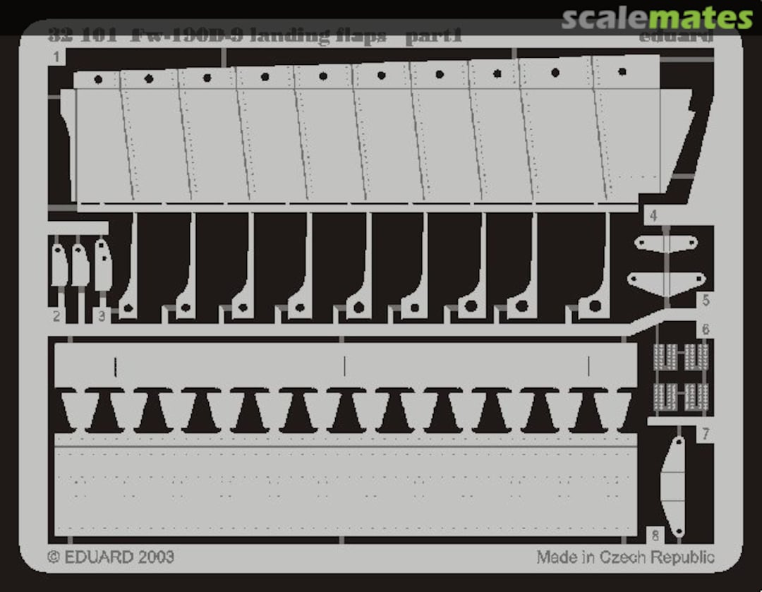 Boxart Fw-190D-9 landing flaps 32101 Eduard