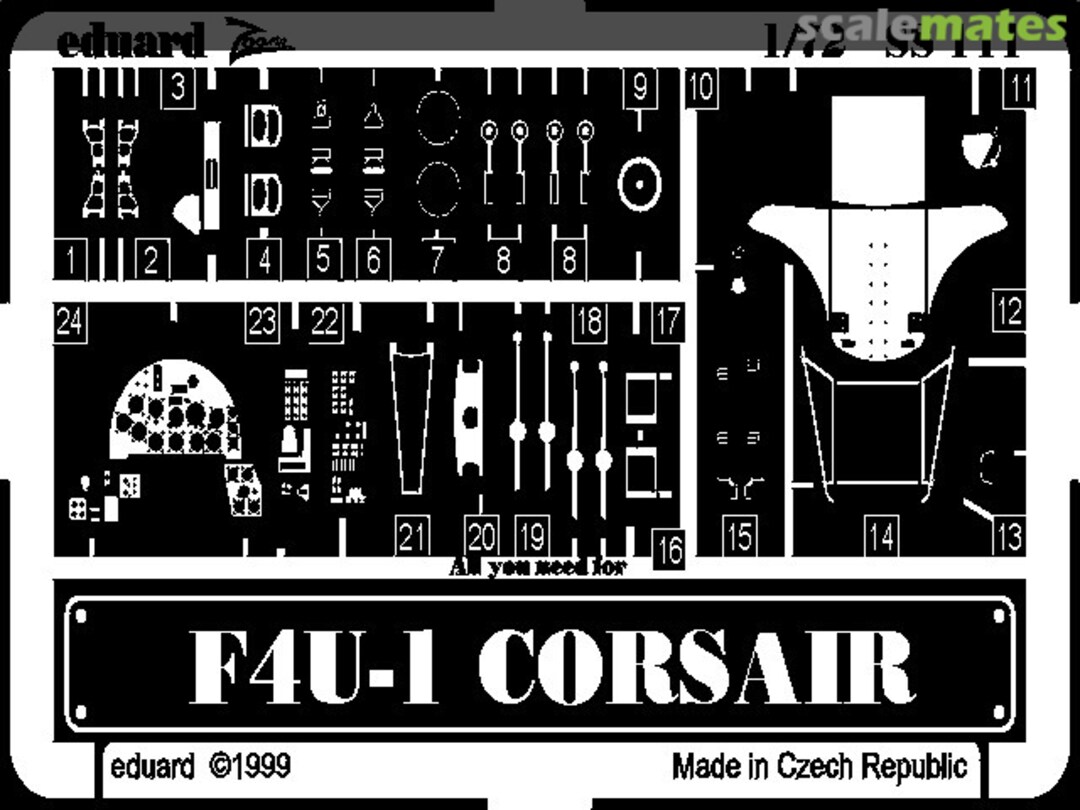 Boxart F4U-1 SS111 Eduard