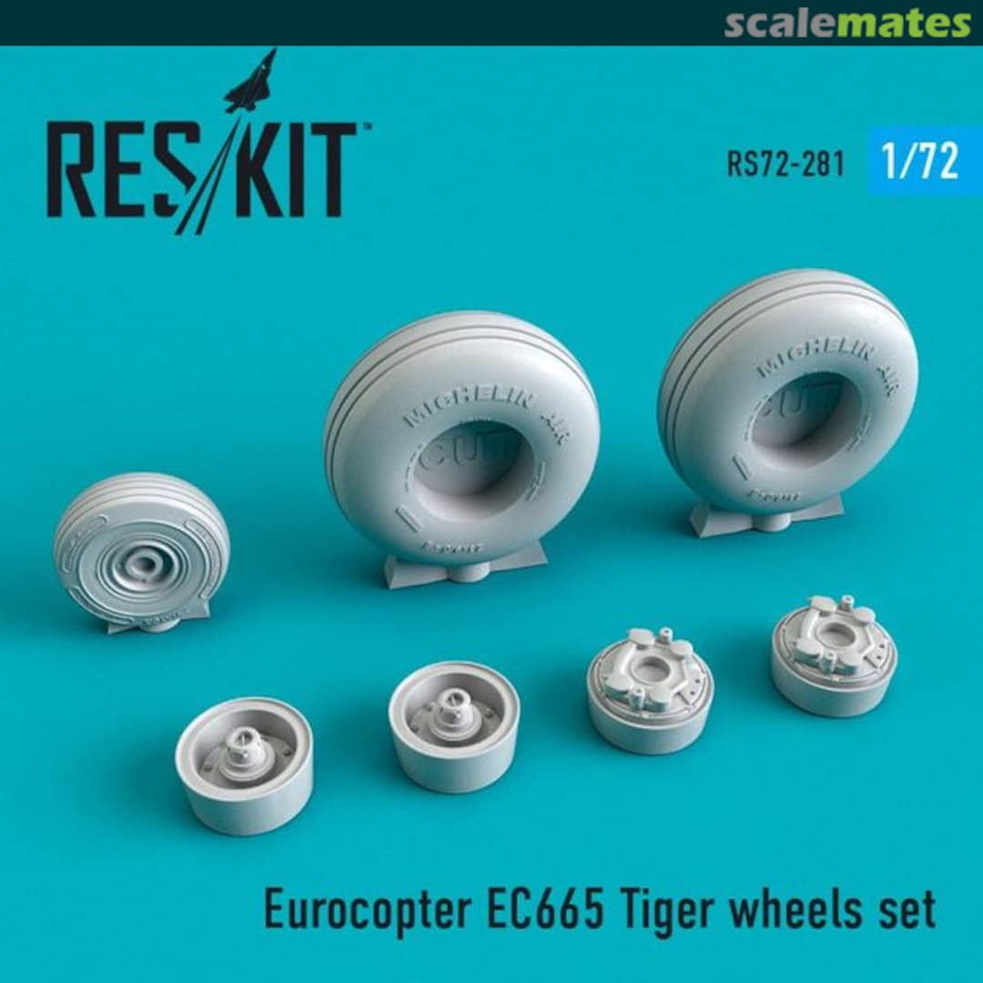 Boxart EC665 Tiger - wheels set RS72-0281 ResKit