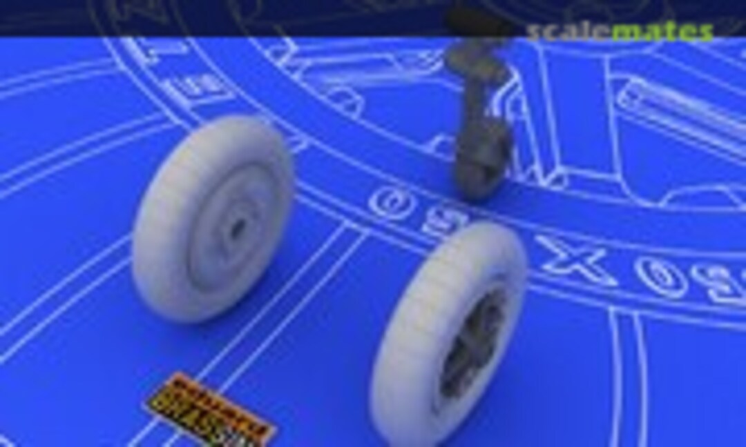 1:48 Bf 109E wheels (Eduard 648058)