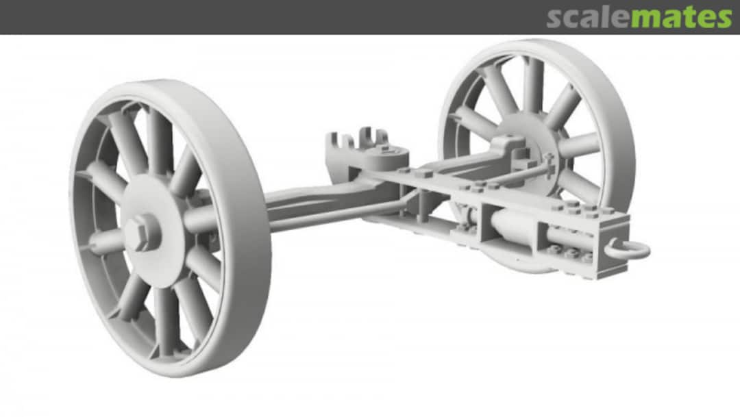 Boxart B-4 Front Trailer Spoke Wheels TL35027 GE Models