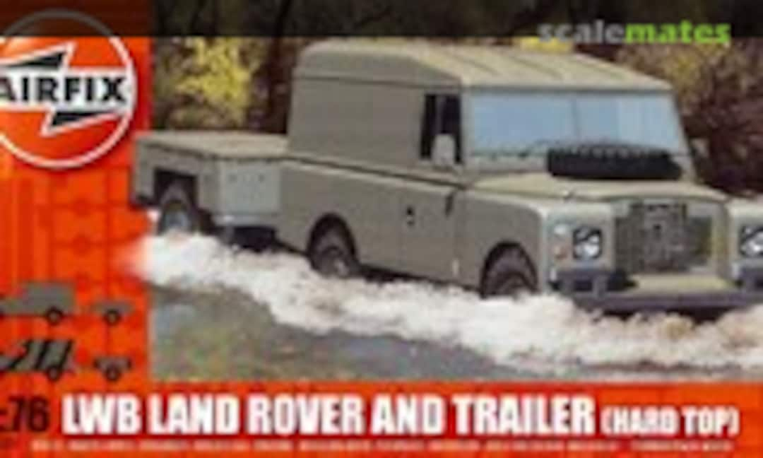 1:76 LWB Land Rover and Trailer [Hard Top] (Airfix A02324)