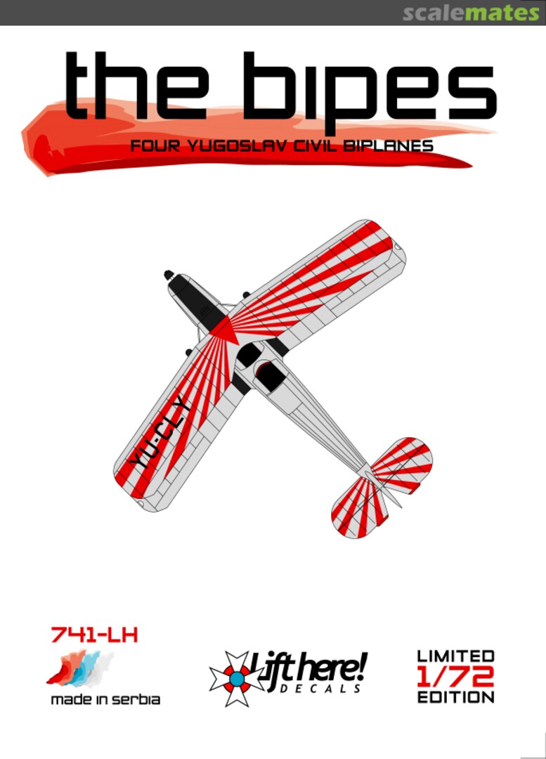 Boxart The Bipes 741-LH Lift Here Decals