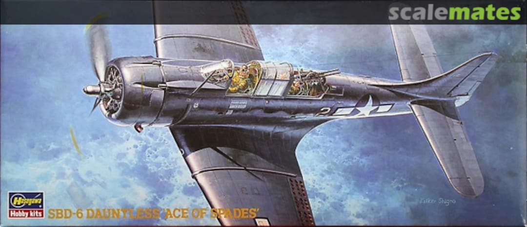 Boxart SBD-6 Dauntless 'Ace of Spades' 51332 Hasegawa