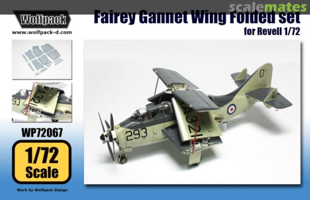 Boxart Fairey Gannet Wing Folded Set WP72067 Wolfpack