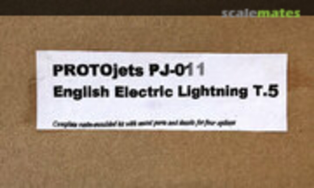 1:72 English Electric Lightning T.5 (PROTOjets PJ-011)