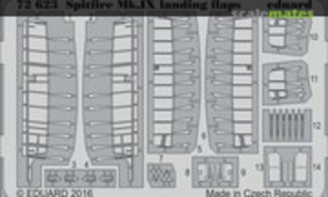 1:72 Spitfire Mk.IX landing flaps (Eduard 72623)