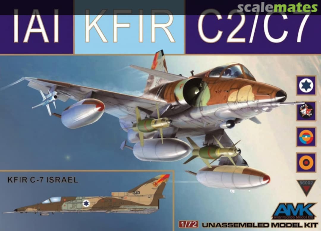 Boxart IAI Kfir C2/C7 86002 AvantGarde Model Kits