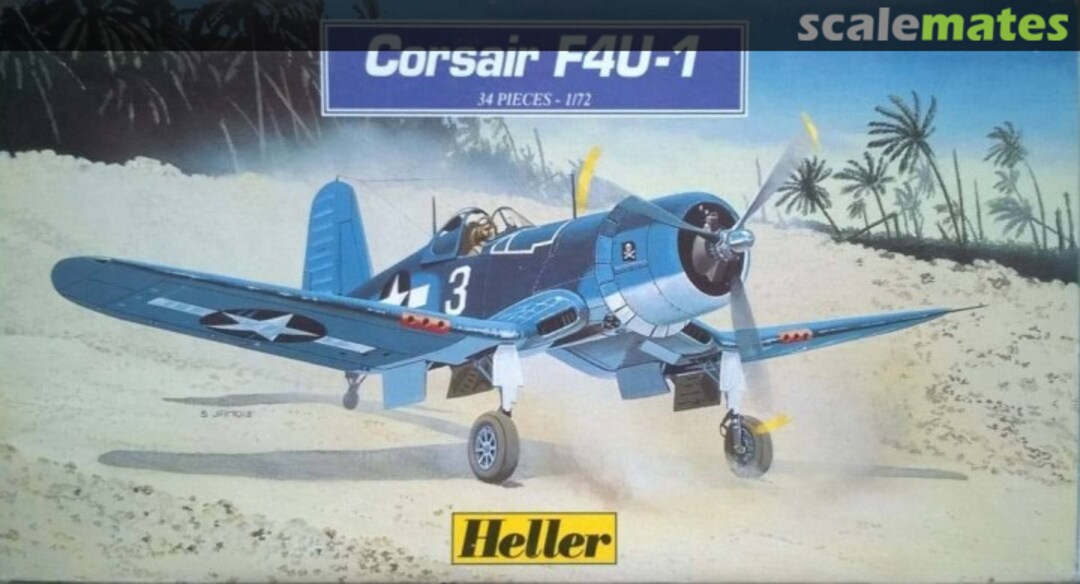 Boxart F4U-1 Corsair 80275 Heller