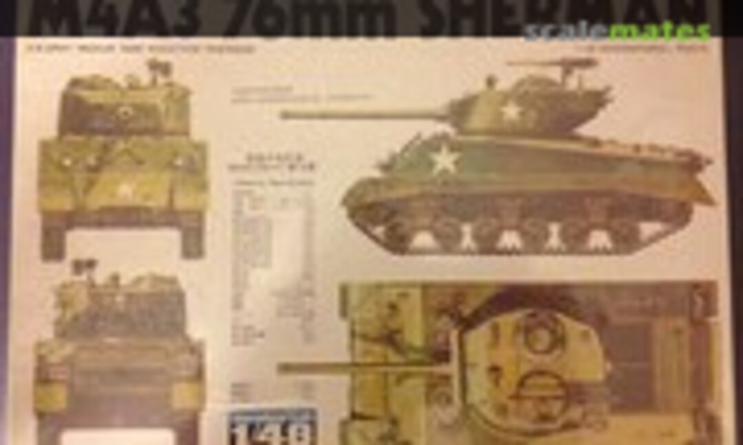 1:48 M4A3 76mm Sherman (Fuman FM 064)