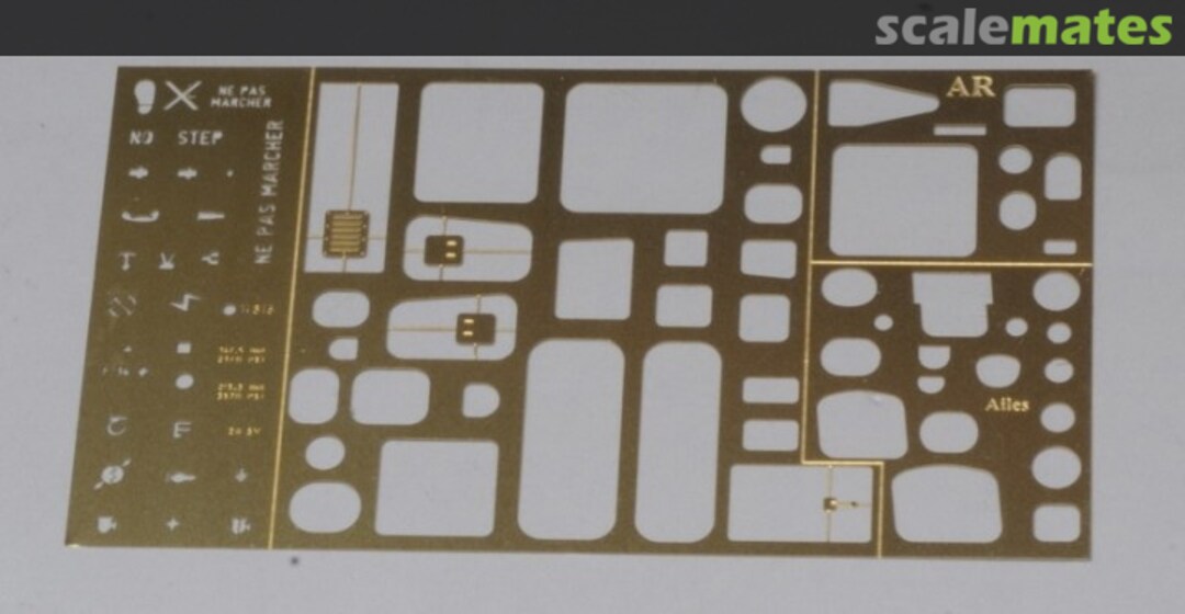 Boxart Dassault Super Mystere IIB (SMB2) Scribing Template RF48054 Renaissance