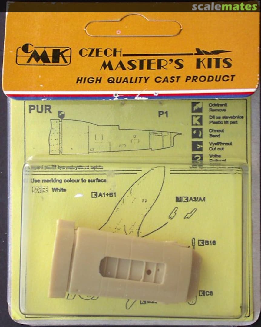 Boxart F-16 - jet intake set 7003 CMK