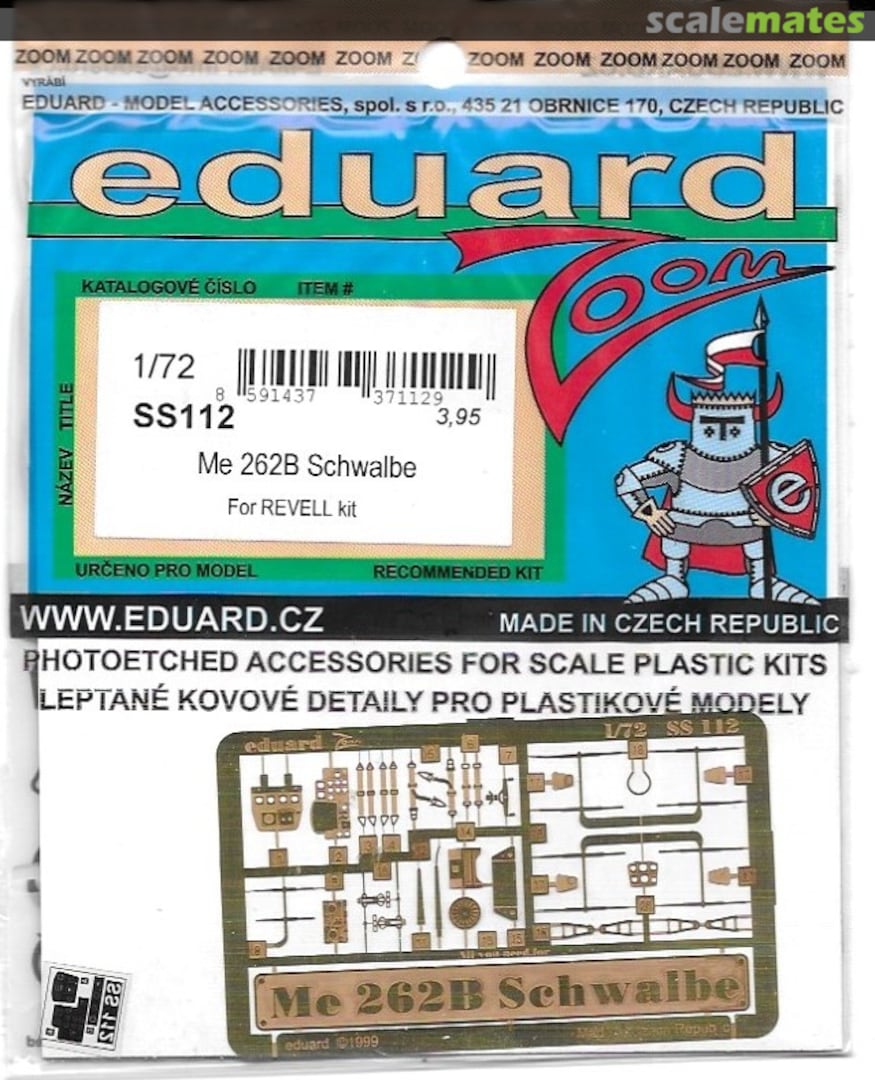 Boxart Me 262B Schwalbe SS112 Eduard