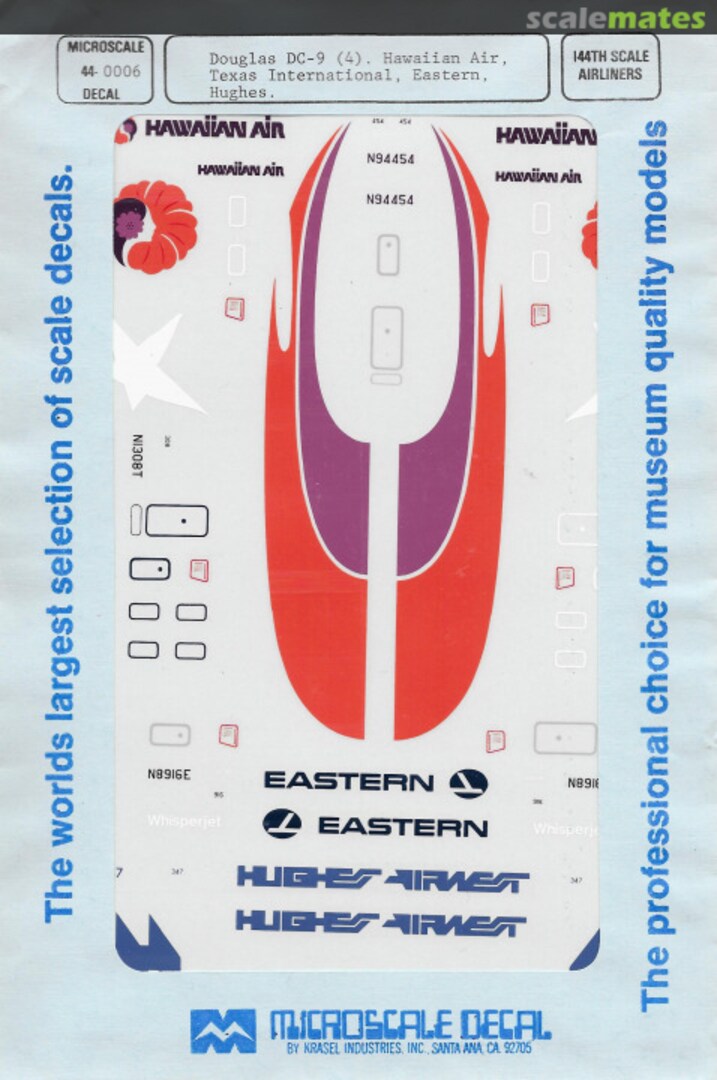 Boxart Douglas DC-9 (4) 44-6 Microscale