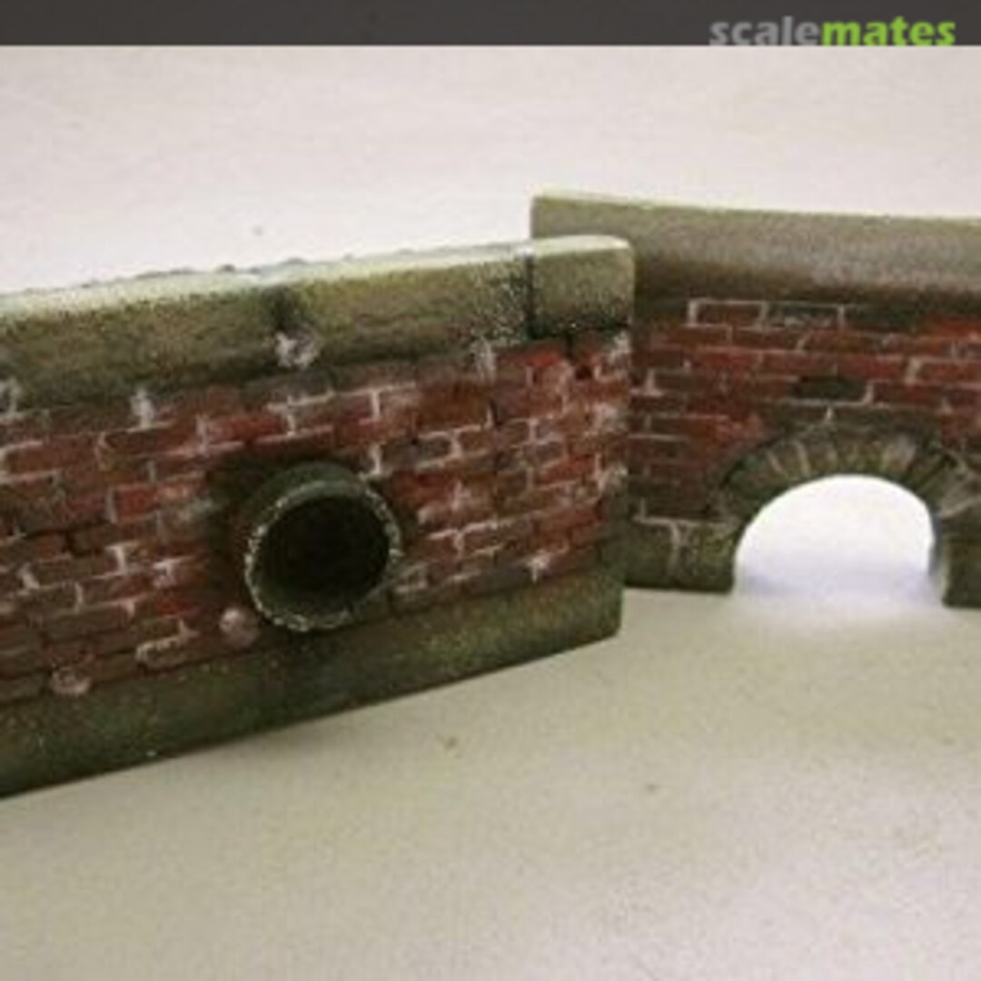 Boxart Small Culvert Bridge – 2 Wall Sections FoG5160 Fields of Glory