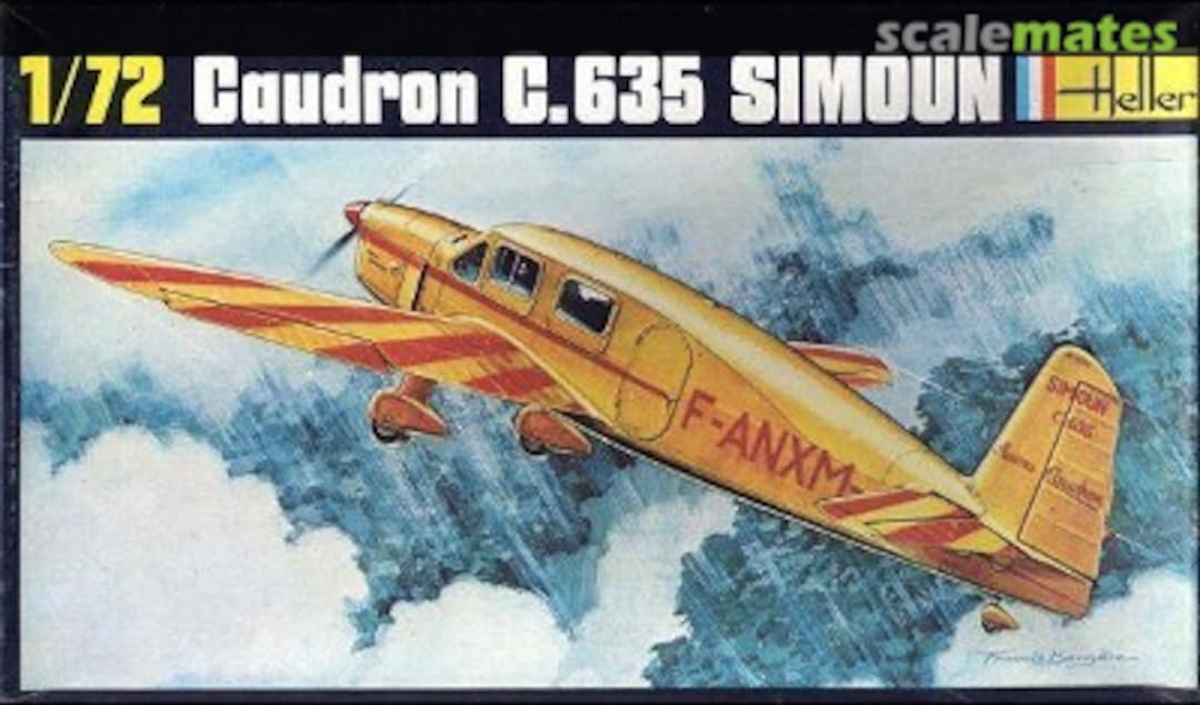 Boxart Caudron C.635 Simoun 208 Heller