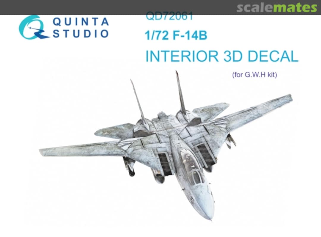 Boxart F-14B interior 3D decals QD72061 Quinta Studio