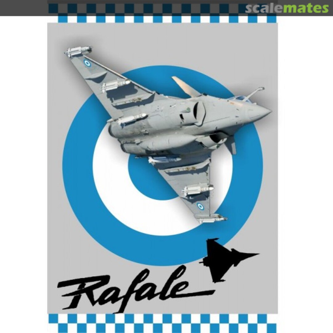 Boxart Greek RAFALE Insignias And Basic Stencils 48-2202 PROcal Decals