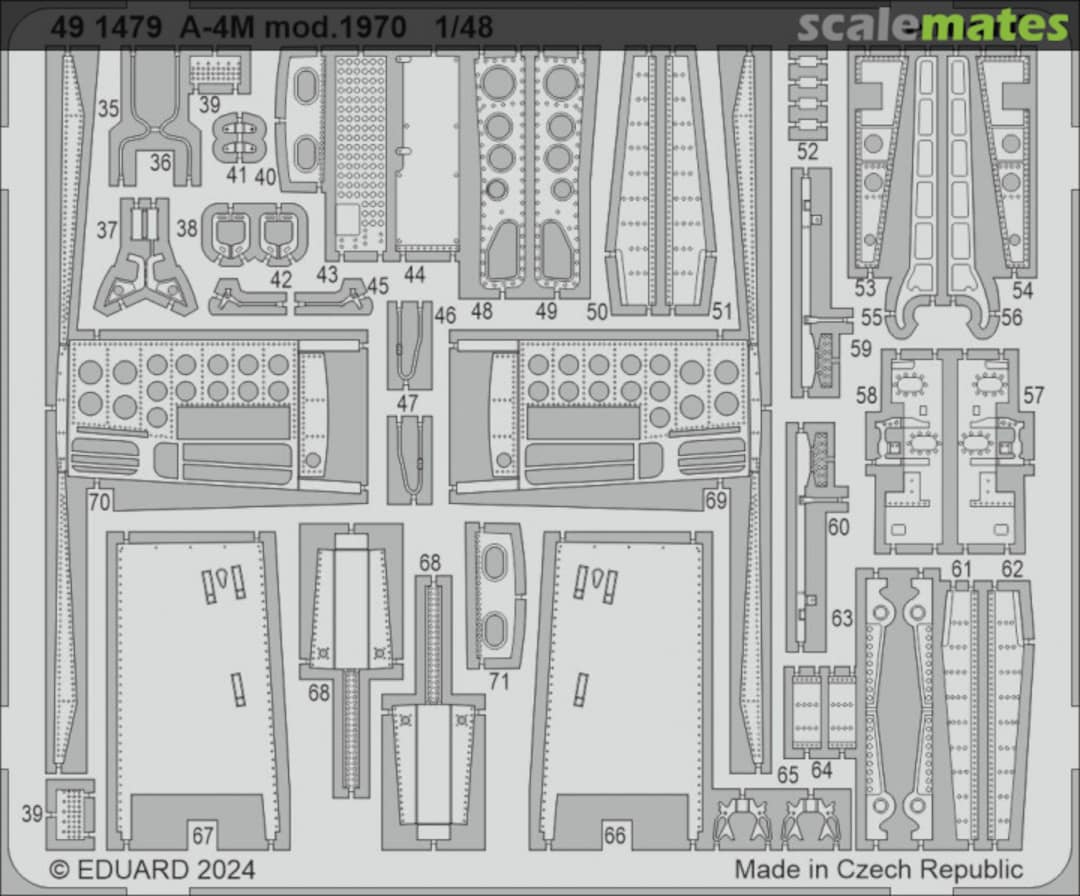 Boxart A-4M Mod. 1970 MAGIC FACTORY 491479 Eduard