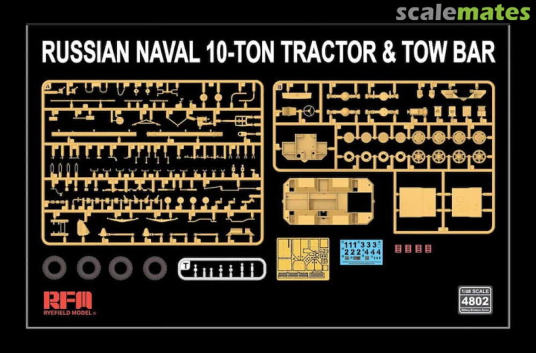 Contents Russian Naval 10-ton Tractor and Tow Bar 4802 Rye Field Model